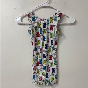 Playful Multicolor Gummy Bear leotard
